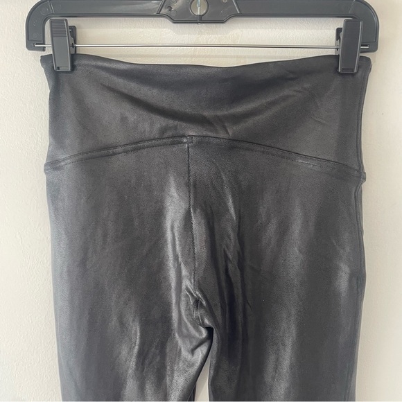 SPANX Black SPANXshape Faux Leather Leggings - 37259 - Picture 6 of 13
